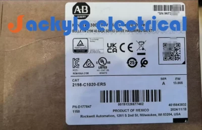 2198-C1020-ERS New Sealed AB Kinetix 5300 200V Class Servo Drives Free Shipping - Image 1 of 3