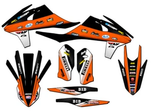 2020-2023 EXC RICOCHET Orange Senge Graphics Kit Compatible with KTM - Bild 1 von 10