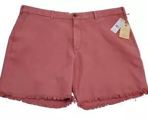 Brooks Brothers Bermuda Shorts Distressed Desert Red Men's Waist 40 NWT - Picture 1 of 16