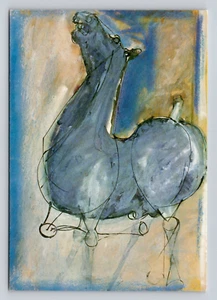 Cartolina Cavallo Di Marino Marini - Foto 1 di 2