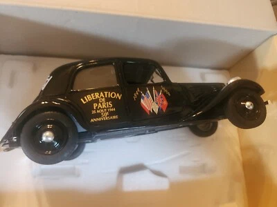 Citroën Traction Libération De Paris 25 Août 1944 Collector 1/20 Eligor Vintage  - Image 1 of 4