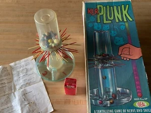 1974 KERPLUNK Game by Ideal COMPLETE in Excellent Condition  with Marbles - Picture 1 of 8