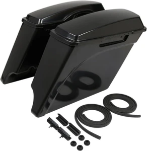Unpainted 5" Stretched Saddlebags Fit for Harley Road King Street Electra Glide - Picture 1 of 8