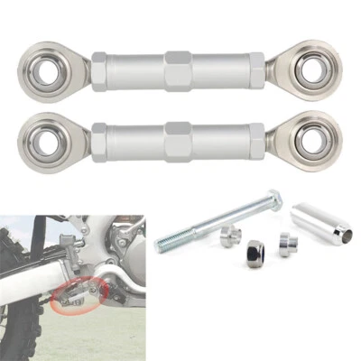 Kit de tuercas de soporte de enlace de caída para Honda CRF150F 2003-2017 2006 plateado Foto 1 de 4