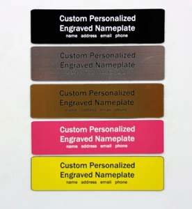new engraved nameplate fits your Pelican 1600 1610 1620 1650 1720 1750 case - Picture 1 of 1