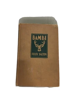 Bambi-Book By Felix Salten, Grosset & Dunlap 1929 Hardcover-Great Condition - Bild 1 von 8
