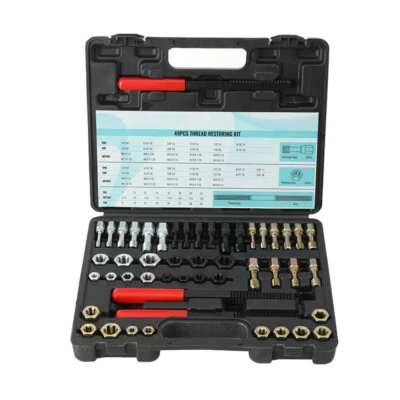 49X Thread Chaser Set Metric Thread Restorer Tool Thread Cleaner Rethreading Kit - Image 1 of 4