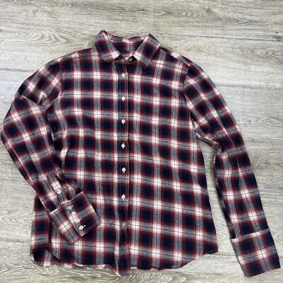 Camisa de franela a cuadros Stetson para mujer talla L occidental retro vaquero rodeo al aire libre Foto 1 de 4