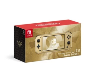 【PSL】Nintendo Switch Lite Legend of Zelda Hyrule Limited Edition Console Gold - Picture 1 of 3