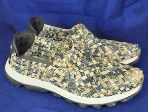 Bernie Mev Woven Earthtone Gem Flat Gummies Slip-On Shoes Women’s US 7-EU 38 - Picture 1 of 10