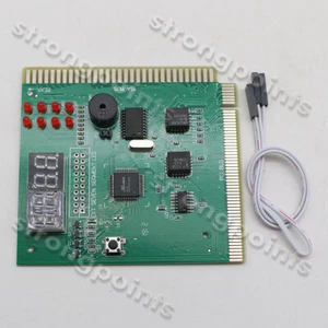 4-Digit Card PC Analyzer Diagnostic Motherboard POST Tester Computer PC PCI ISA