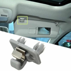 ALETTA Parasole Clip Holder STAFFA GANCIO PER AUDI A1 A3 A4 Q3 8U0857562A Grigio - Foto 1 di 6