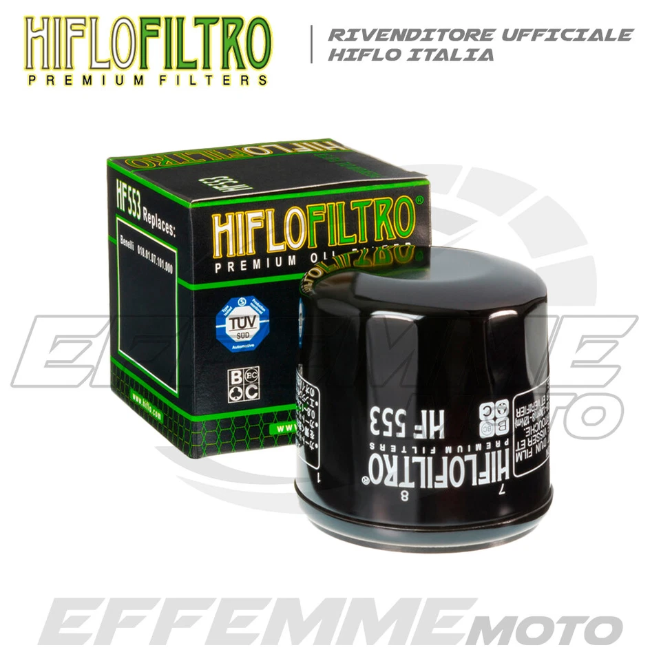 Filtro olio BENELLI TRK 502 X 2018 2019 2020 2021 2022 2023 2024 (HIFLO HF553) - Immagine 1 di 1