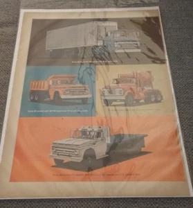 1960 magazine page ad for Chevrolet Trucks series 60 trailing tandem axle - Picture 1 of 2