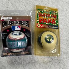 Franklin Soft Strike Baseball Seattle Mariners & MLB Outta The Park Ball NEW