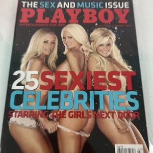 PLAYBOY MAGAZINE (MAR 2008) - 25 Sexiest Celebrities Edition / Girls Next Door - Picture 1 of 7