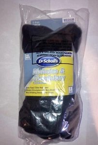 Dr Scholls Men-women Diabetes Circulatory Crew  Socks Size -Medium 2 Pairs 👍 - Picture 1 of 6