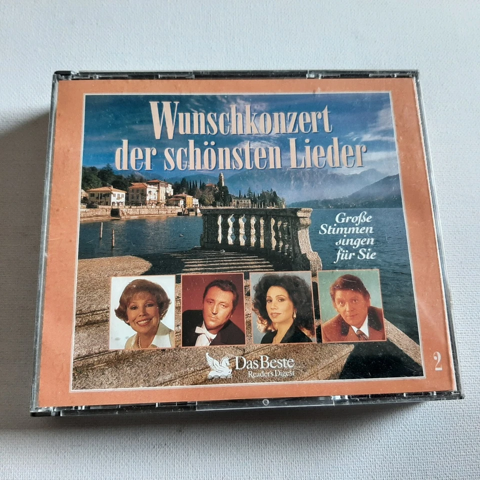 Wunschkonzert der schönsten Lieder 2 CD Boxset Reader`s Digest Wunderlich Hoppe - Bild 1 von 2