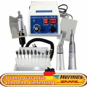 Dental Marathon Mikromotor Micromotor 35K RPM Handstück Zahntechnik + 10 Bohrer - Bild 1 von 13