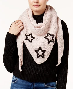 Bufanda triangular Marcus Adler Starstruck en rosa rubor, venta al por menor $42,00 - Imagen 1 de 5