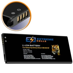 Extremecells Akku passend für Samsung Galaxy Note 4 SM-N910F EB-BN910B Batterie - Bild 1 von 2