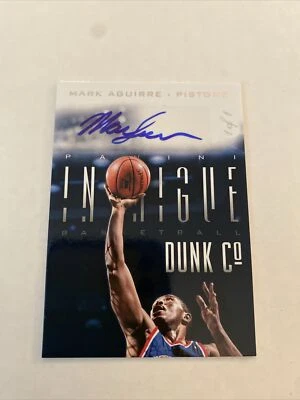 2013-14 Panini Intrigue Mark Aguirre True 1/1 Detroit Pistons Autograph Auto - Image 1 of 4