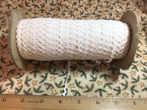 Vintage White 1/8” Rick Rack Trim on Spool, New Old Stock, #4944/17, #23 - Picture 1 of 6