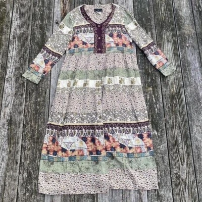 Vestido Carole vintage años 90 manga larga Foto 1 de 4