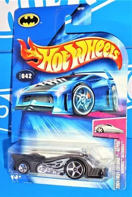Hot Wheels 2004 First Editions #42 Hardnoze Batmobile Matte Black w/ 5SPs - Image 1 of 2
