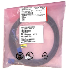 NEW Juniper 740-032277 AIPC 590550002 SFP+ 10G DAC cable 7m - Photo 1/1