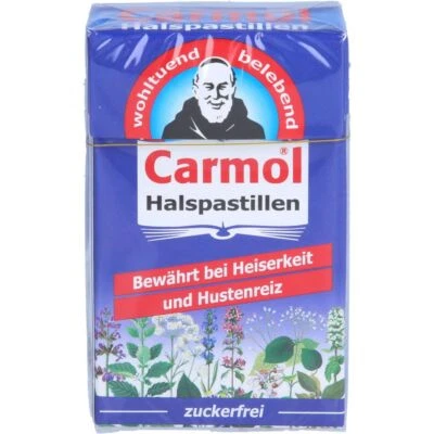 SCHUCK GMBH ARZNEIMITTELFABRIK CARMOL Halspastillen 45 g PZN17387227
