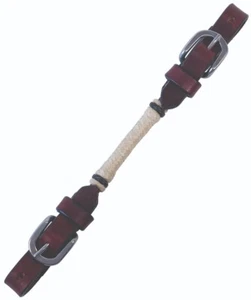 Büffelleder Latigo Leder Panzerband mit Rohhaut Akzenten - Bild 1 von 1