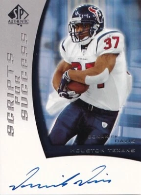 2005 SP Authentic Scripts for Success Autographs #SSDD Domanick Davis - Image 1 of 2