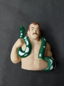 FIGURA DE ACCIÓN Jake The Snake Roberts Hasbro Candy Topper (1991) De colección - Imagen 1 de 10