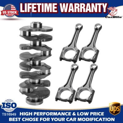 Engine Crankshaft + 4X Connectiong Rods For 2015-22 2.0 TSI Audi A4 A6 Q5 Q7 VW - Image 1 of 4