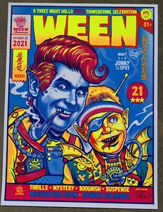 WEEN 2021 Mission- Denver Colorado Halloween Run N1 Zoltron Poster #'d /300 - Picture 1 of 6