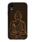 Brown and Light Buddhist Monk Phone Case Cover Spiritual Design Indian J567