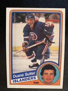 1984 O-Pee-Chee Duane Sutter Hockey Card #137 islanders NM-MT OPC - Picture 1 of 10