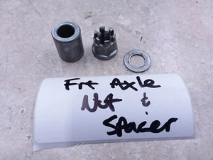 Honda 125 CB CB125 CB125S Front Wheel Axle Spacer Nut Lot 1980 ANX-C45 - Picture 1 of 2