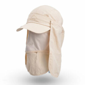 SPF40 Face Shield Mask Fishing Cycling Outdoor Balaclava Scarf Hat Sun Visor Cap