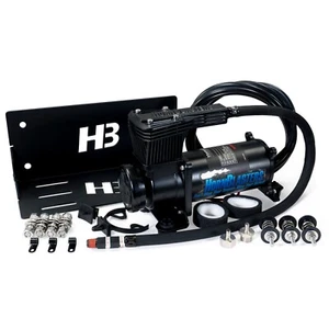HornBlasters 3Q Constant-Duty Quiet Air Compressor & Compressor Bracket - 12V - Picture 1 of 7