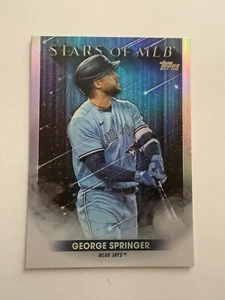 2022 Topps Series 2 - Stars of MLB #SMLB-58 George Springer TorontoBlue Jays - Picture 1 of 2
