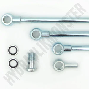 Hydraulikrohr Ring-Rohr RNR 3/8" 12mm für Lasthalteventil Hohlschraube - Bild 1 von 10