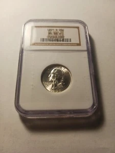 1951 S 25C Washington Silver Quarter NGC MS 66W - Picture 1 of 2