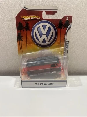 风火轮 1/50 比例 '58 大众面板巴士鼠杆 灰色和红色 未完好 F15 — 第 1/4 张图片