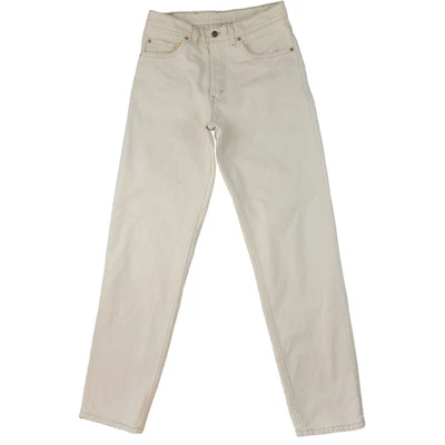 Levi's 550 jeans mens 31x32 Cream Ivory 1994 USA loose fit tapered leg vintage - Image 1 of 4