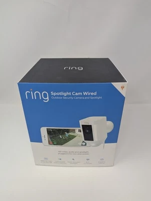 Ring Spotlight Cam Wired Outdoor Security Camera - Image 1 of 4