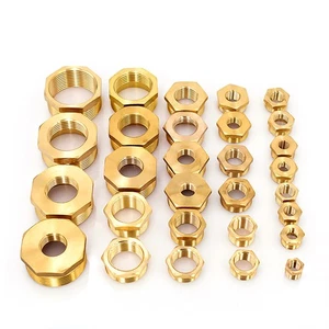 1/8" to 2" BSP Brass Reducing Hexagon Bush Male to Female Thread Fittings - Picture 1 of 26