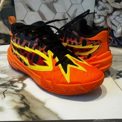 Zapatillas de baloncesto Puma Hoops x Cheetos Big Kids Scoot Zeros naranja/negro talla 7 Foto 1 de 4