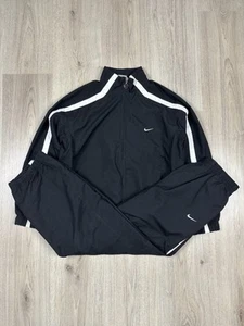Vintage Nike Tracksuit (S) Y2K Style Nike Trainingsanzug Schwarz - Bild 1 von 12